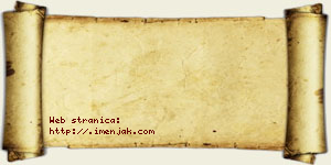 Janko Ađanski vizit kartica